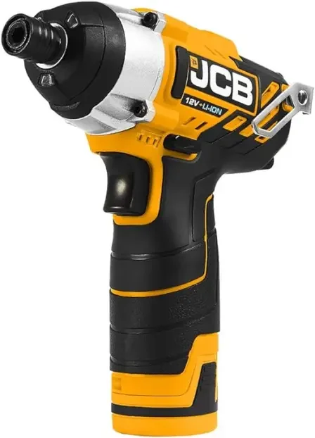 JCB 12TPK fúró-csavarozó / ütvecsavarozó szett, 12 V, 2 Ah