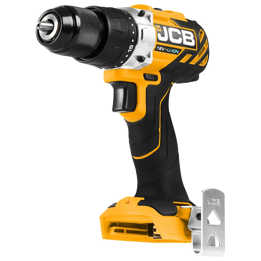 JCB 18BLDD-B kefementes fúrókalapács 18 V, 2×2 Ah akkuval, töltővel, W-BOXX