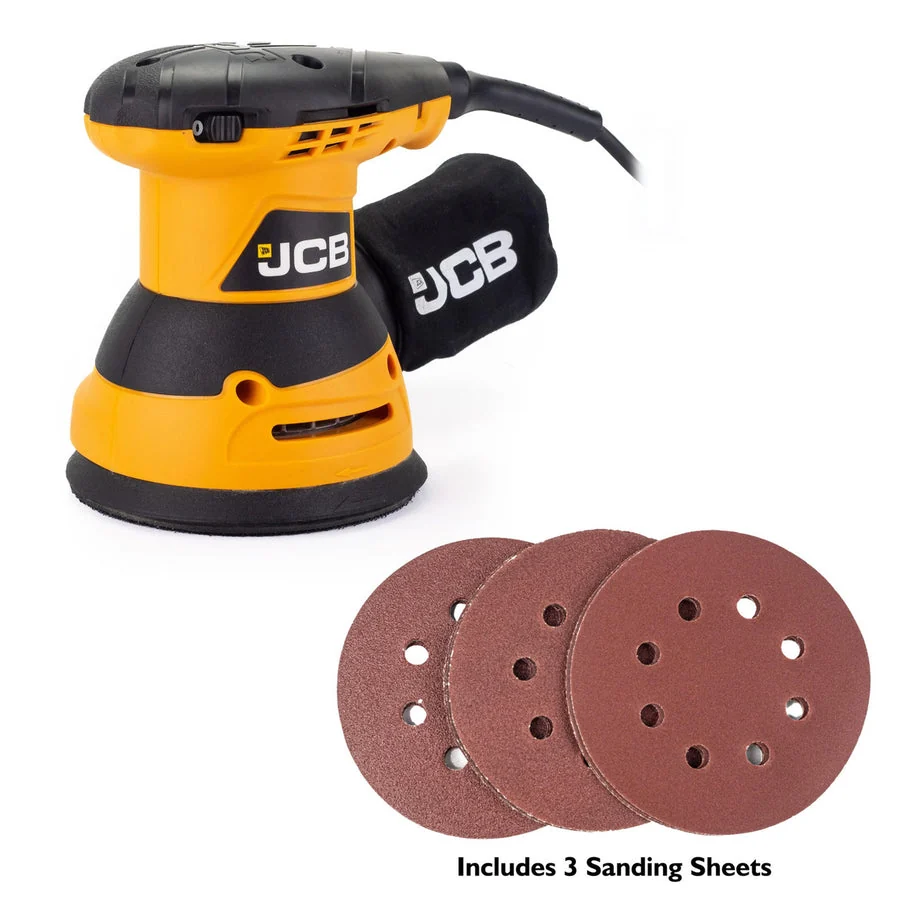 JCB RO125 excentercsiszoló 320 W, 125 mm