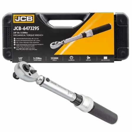 JCB nyomatékkulcs 5–25 Nm, 3/8"