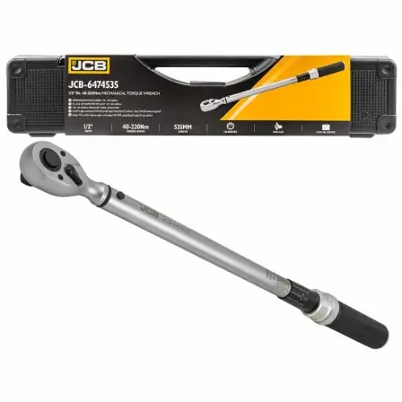 JCB nyomatékkulcs 40–220 Nm, 1/2"